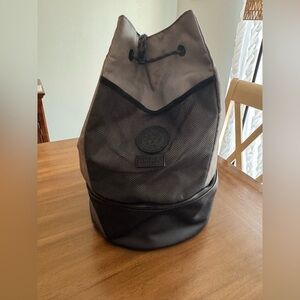 Versace Parfums Black and Gray Backpack